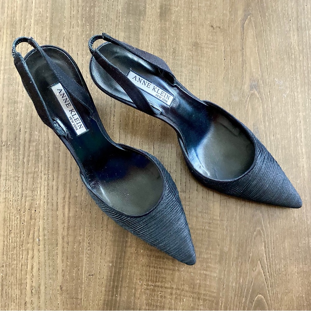 Gorgeous Italian Ann Klein Slingback  Size 8.5 Excellent Cond. Originally $265
